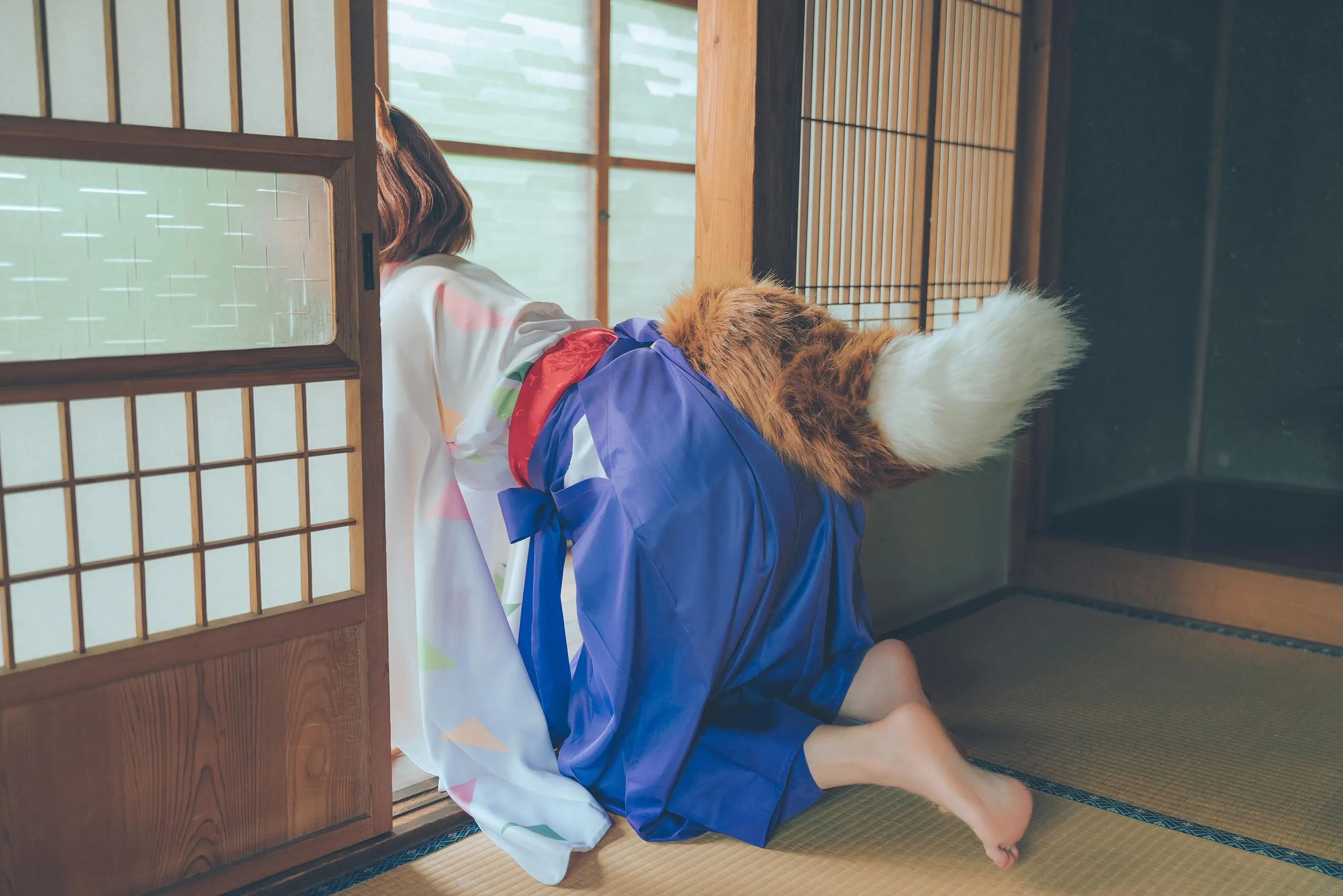 ElyEE子 – NO.113 2023.July A-Dongitsune ~Taisho-era 大正小狐狸 [46P]插图2